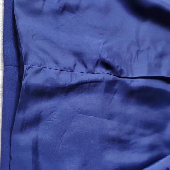 Rimini by Shaw Embellished 2 pc. Sleeveless Maxi Event Blue Sz. 6 Dress w Jacket - Picture 13 of 16